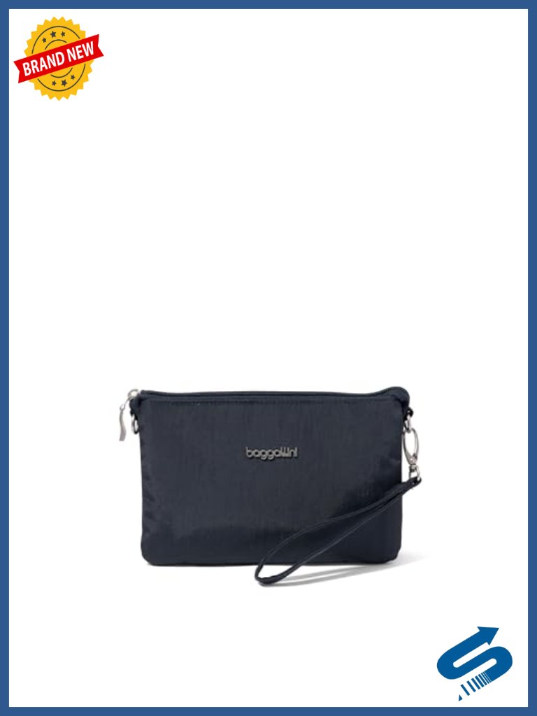 Lightweight Nylon Mini Crossbody Bag Rfid Blocking Convertible Wristlet Clutch